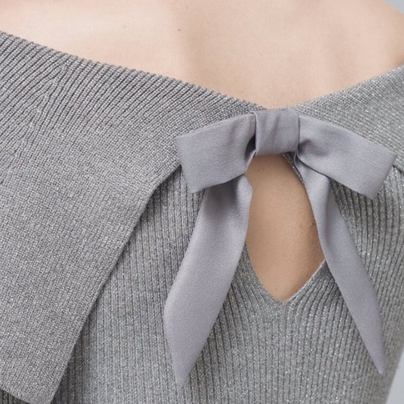 WHBM Petite Bow-Back Sweater - Picture 5 of 7